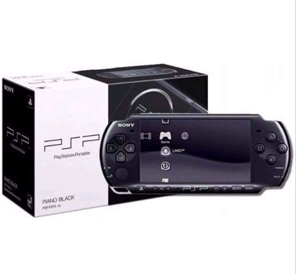 Sony PSP-3006 Piano Black Gaming Console, Portable PlayStation, 230 Games Bundle