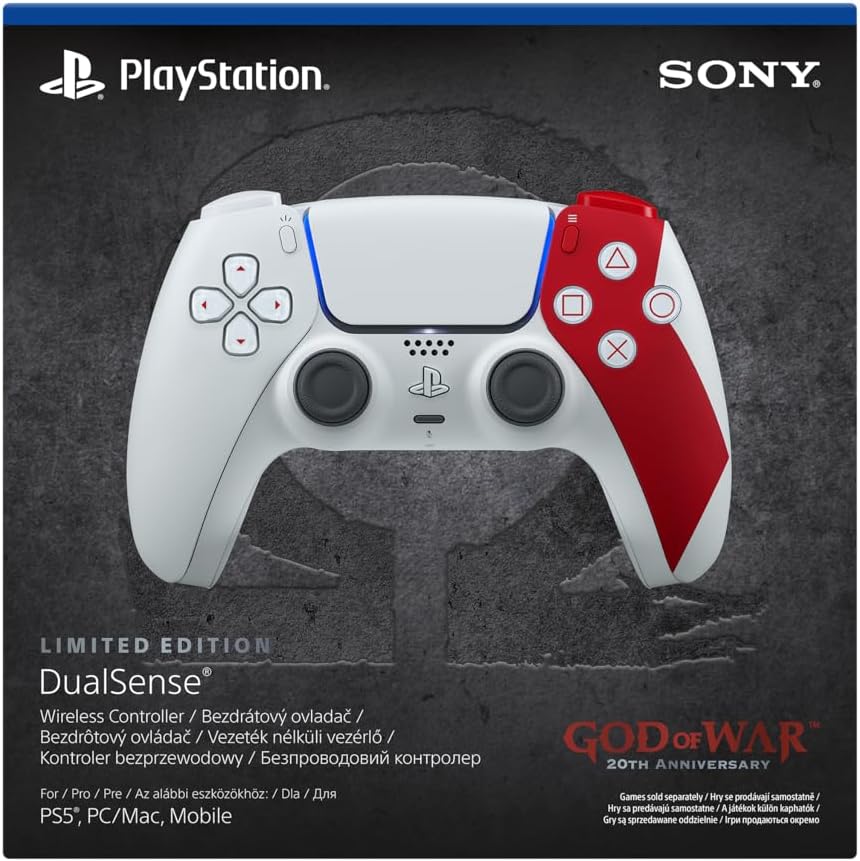 PlayStation 5 DualSense Wireless Controller God of War 20th Anniversary Limited Edition - UAE Version