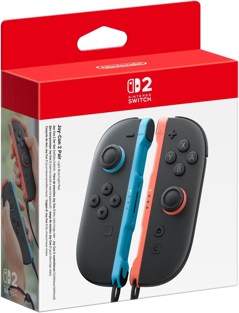 Nintendo Switch 2 Joy-Con Controller Pair, Blue/Red (UAE Version)
