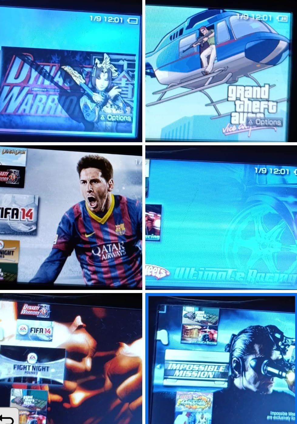 Sony PSP-3006 Piano Black Gaming Console, Portable PlayStation, 230 Games Bundle