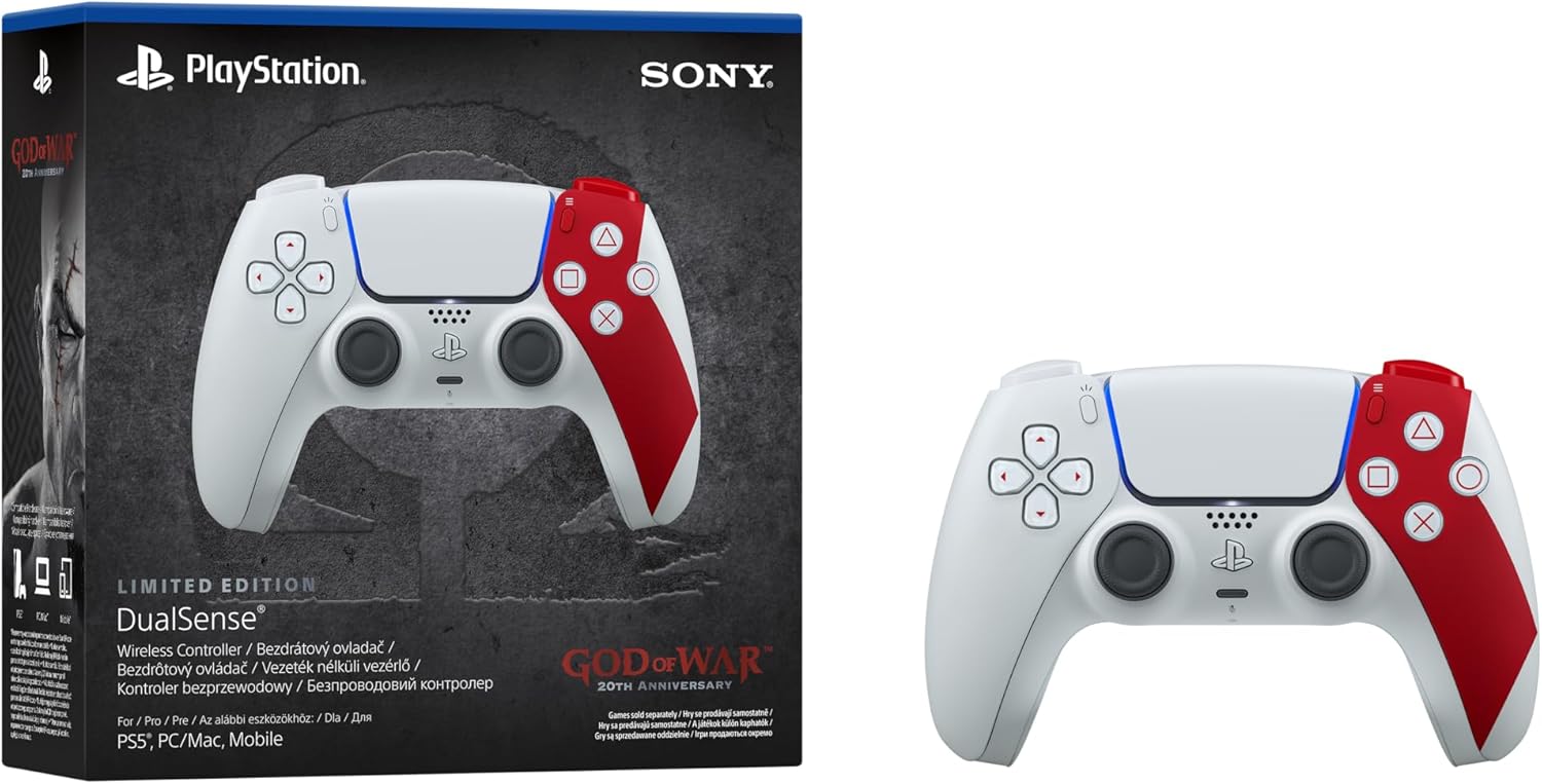 PlayStation 5 DualSense Wireless Controller God of War 20th Anniversary Limited Edition - UAE Version
