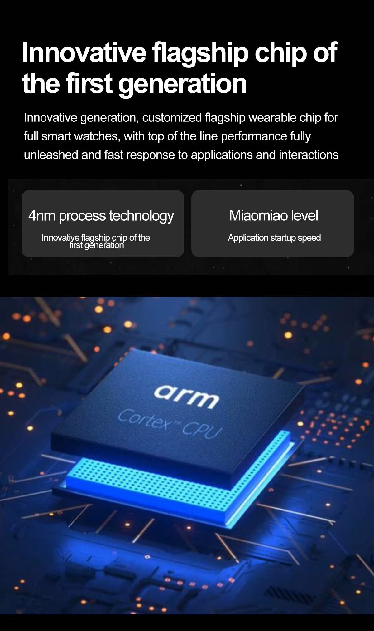 PPixels QA109 Smart Watch, 1.75 Inch AMOLED Display, Waterproof, Blood Pressure Monitor, Heart Rate Tracking, NFC, Bluetooth Calling, Grey Silicone Band